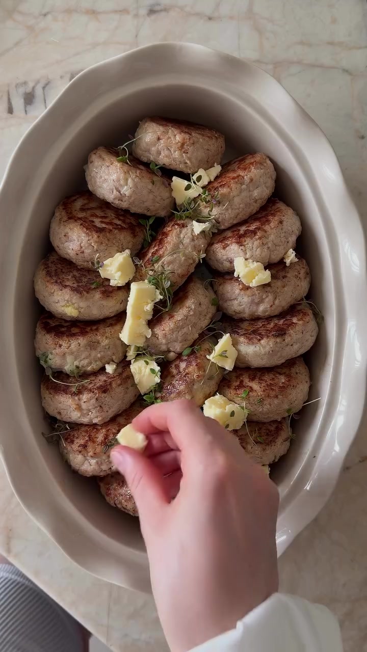 Котлеты с сырной начинкой