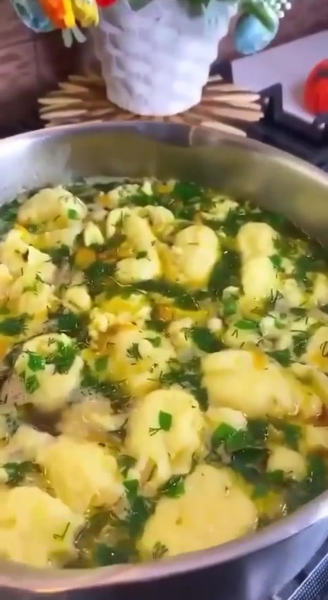 Суп с клёцками