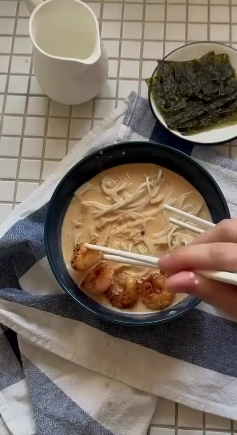 Сырный рамэн